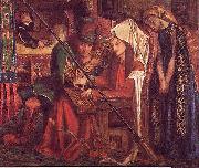 Dante Gabriel Rossetti The Tune of Seven Towers oil on canvas